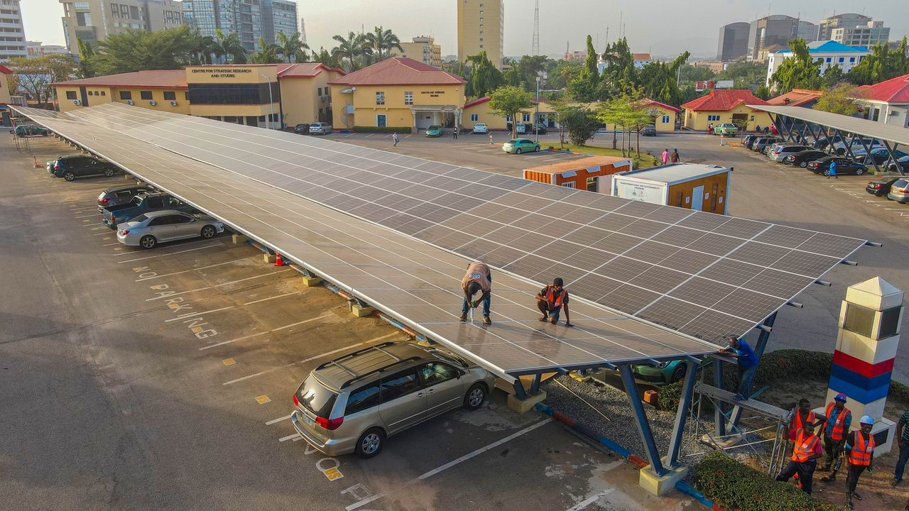 Home solar installation